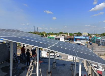 Proyecto tenosique Tabasco 28 paneles solares